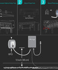 Installation guide for 200W Low Voltage Outdoor Transformer With Weatherproof Housing And Photo Sensor For Landscape Lighting.