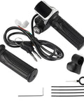 Full Twist Throttle For 60V E Bike With LED Display And Key Lock Electric Bike Throttle Grip set with wires and accessories
