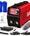 200A Portable Stick Welder With IGBT Inverter Hot Start 110V Compatible Pro DIY Welder For Home Shop Includes 20 Rods And Gloves