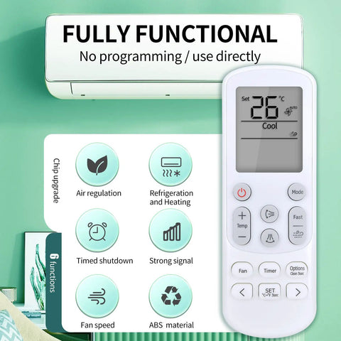 No Sweat Ac Remote Replacement For Samsung Air Conditioner Smart Infrared Transmitter With Plug And Play Ease Zero Glitch Pairing Compatible With Dk9625318f G B Units Smooth Sailing Home Climate Comfort Essentials