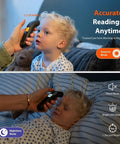 No Contact Forehead Thermometer For Adults And Kids With Color Coded Alerts And Silent Mode 1 Second Fever Readings Portable For Home And Travel Accurate Sensor Delivers Quick Hygienic Temperature Checks: child checking