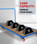 Heavy Duty Casters Set Of 4 Featuring Rock Solid 4 Inch Polyurethane On Steel Wheels Built Tough For 2000 Lb Loads dual swivel on utility cart with weights