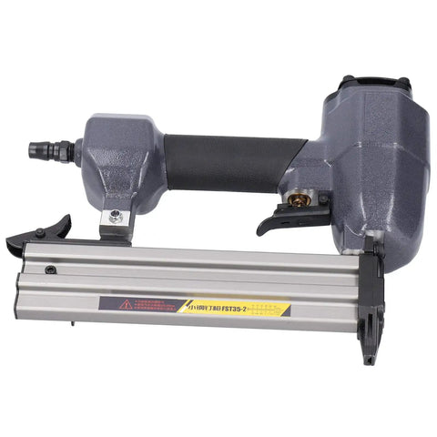 Heavy Duty Pneumatic Brad Nailer And T Nail Gun For Woodworking And Home Improvement Smooth Shooting Stapler with side load magazine.