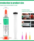 Hot Temp Lead Free Solder Paste Sn99 Ag0.3 Cu0.7 For Electronics No Clean 217C Melting Point Solder Paste Syringe Pack 5ML