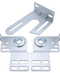 Metal bracket components for 7Foot Garage Door Torsion Spring Kit With Heavy Duty Cables And Aluminum Drums For Extension Systems Center Bracket