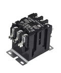 3 Pole 40 Amp 120V Contactor For HVAC Systems showing silver cadmium oxide contacts and high performance bulk molding base, UL listed