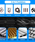 Image of Six Pack M3 Drill Tap Combo Bits With 1/4 Inch Hex Shank And Smooth Operator Threading Set, showcasing features and materials.