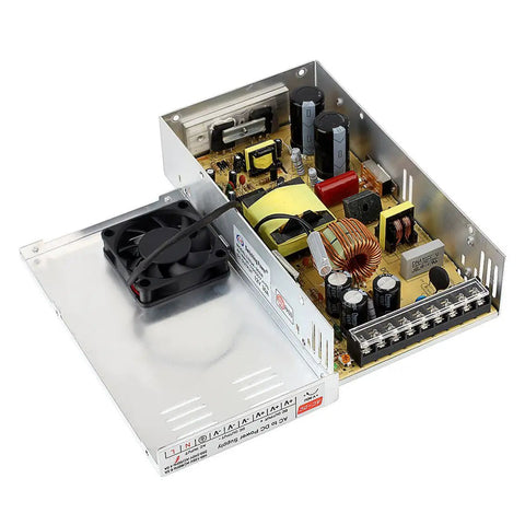 12V 30A Switching Power Supply Beefy 360W Universal Regulated DC Adapter for 3D Printers CCTV LED Strip Lights - internal view