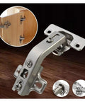 135 Degree Rotating Concealed Hinge For Cabinets And Doors, Built-To-Last Kitchen Corner Hinge Fittings close-up view