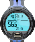 Leonardo 2.0 Dive Computer Watch Black Blue With Backlit Display Water Resistant Nitrox And Gauge Modes One Button Dive Management.