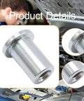 Built Tough M8 X 25mm Top Hat Threaded Insert Sleeve Nut Designed For Welding And Metal Fabrication With Rock Solid Strength And No Sweat Install close-up view in automotive engine.