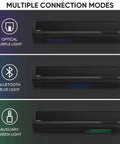 2.1 Channel Sound Bar With Subwoofer For TV And PC Gaming Kickin Bass For Movie Night Deep Bass Home Theater System connection modes