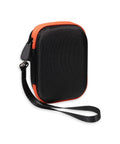 All In One Thermal Imager Case For TI250 Rechargeable Thermal Imaging Camera Travel Ready On The Go Semi Hard Zipper Protection With Organized Space For Camera And Accessories, black and orange case with wrist strap