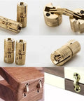 Hidden Cabinet Hinges Copper Brass Mount For 8 To 18mm Doors Concealed Hardware Clean Invisible Installation