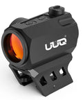 Motion Awake Red Dot Sight with 2MOA Dot, 11 Level Brightness, Multi Coated Optics, IPX7 Waterproof, Get On Target Fast, Absolute Co-Witness Mount, Picatinny Rail Rifle Scope for Quick On Point Accuracy, black aluminum optic