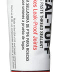 Front view of a tube of PTFE paste thread sealant for metal and plastic pipe fittings, including CPVC, provides leak-proof hydraulic seal