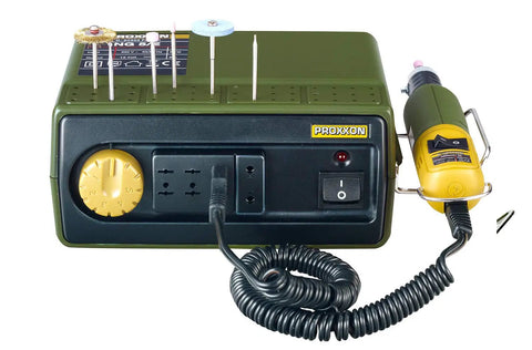 Micromot AC Adapter Station With Three Polarized Sockets For Micromot Tools Banana Plug Compatibility Five Thirty Two Inch Diameter