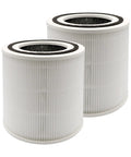 Two-pack Replacement Filter For TaoTronics TT-AP005 Air Purifier Three In One Filtration System With H13 Main and Carbon Filter