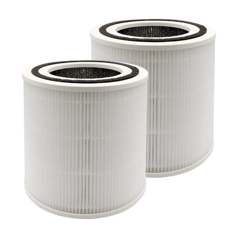 Two-pack Replacement Filter For TaoTronics TT-AP005 Air Purifier Three In One Filtration System With H13 Main and Carbon Filter