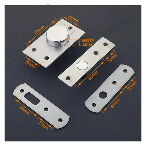 Beefy Heavy Duty Stainless Steel Pivot Hinge For Wood Doors Up And Down Murphy Door Systems Built To Last With Smooth Rotation And Easy Replacement Of Worn Hinges, 67mm plate