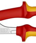Cobra High Tech Water Pump Pliers 1000V Insulated With Tethered Attachment 10 Inch Red Yellow Quick Jaw Adjustment