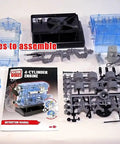 Build Your Own Visible Model Engine Kit With Four Cylinder Internal Combustion Mechanics, Realistic Sounds And Illumination, 100 Plus Pieces, STEM And Physics Based Replica Toy For Education And Hands On Fun parts laid out with manual