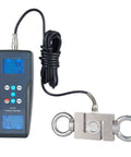 Digital Force Gauge Push Pull Meter With External Load Cell Sensor 1000 kgf Capacity, 9800 N, 2200 Lbf, Peak and Track Modes, 0.01 kgf Resolution, 0.2 Percent Accuracy, N Kg Lb Units, Built For Pros And Daily Use, with cable and load cell