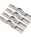 Bridge Shaped Cupboard Hinges 4 Pack Soft Close Cabinet Hinges, cold rolled steel plated, tool friendly installation.