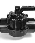 Must-Have 1.5 Inch Inline Pool Diverter Valve 2-Way CPVC Slip Valve With Non-Lube PTFE Seal front view