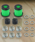 Purple Skateboard Truck Conversion Kit With Rubber Bushings Joint Cups And Washers for stability and smooth rides