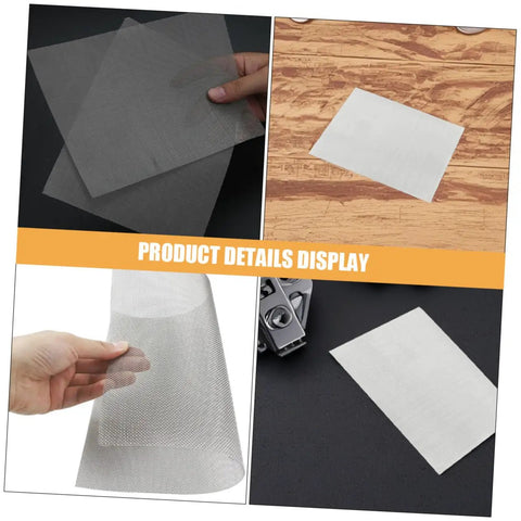 Four Piece Bumper Repair Mesh Screen Kit For Vehicles Durable Fine Mesh Easy Application Quick Damage Restoration Automotive Accessory