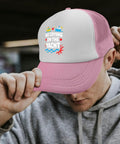 Pink Adjustable Womens Baseball Cap For Everyday Style Colorful Cotton Hat With One Size Fits Most Ready For Beach Or Yacht Vibes Dope Gift For Her Sun Shield on a person's head