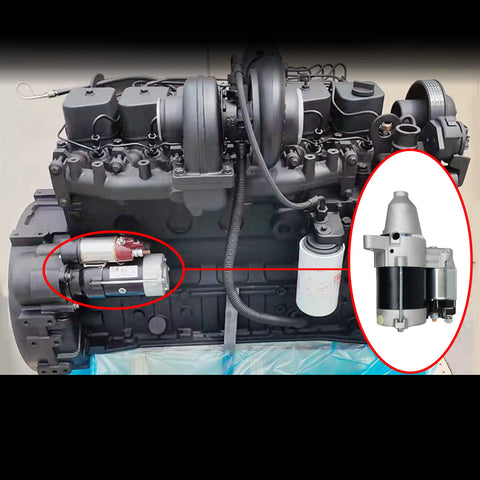 New Starter Motor Replacement For 35 HP Briggs And Stratton Vanguard V Twin 32 HP Air Cooled Marine Engine Fits 845760
