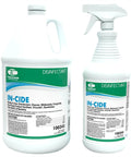 Pro Grade Hospital Disinfectant Spray That Kills Ninety Nine Point Nine Percent MRSA And H1N1 EPA List N Registered Medical Grade For Home Office Clinic Use Fresh Scent One Gallon Plus Thirty Two Ounce Bundle in one gallon and 32 ounce bottles
