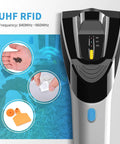 Wireless Hybrid RFID And 2D Barcode Scanner With UHF RFID Reader Bluetooth Scan shown with RF 2D selector