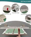 Openable hinge and anti-drop hook of Slick Hidden Ceiling Access Panel, Heavy Duty Aluminum Gypsum Service Door details.