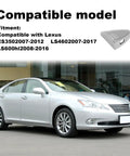 Chrome Door Handle Cover Cap For Lexus ES350 2007 2012 And LS600h 2008 2016 LS460 2007 2017 Front Driver Side Key Cover Replacement