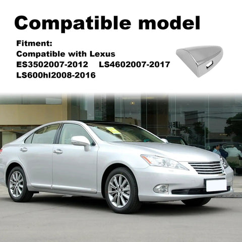 Chrome Door Handle Cover Cap For Lexus ES350 2007 2012 And LS600h 2008 2016 LS460 2007 2017 Front Driver Side Key Cover Replacement