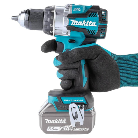 18V LXT Brushless Compact Hammer Drill Driver One Half Inch Cordless Tool Only, 970 Inch Pounds Max Torque in hand