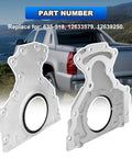 Beefy Rear Main Seal Cover Kit With Gasket And Bolt For GM V8 Engines Fits Cadillac Escalade 635518 shown with truck