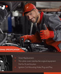 Mechanic installing Engine Valve Cover With Gasket And Bolts For VW 2.5L L5 Engines Beetle 2006-2018 in auto shop