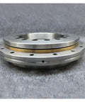 Rock Solid Yrt100 Rotary Table Bearing 100x185x38mm high precision thrust swing rotation side view on gray background.
