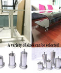5 Inch Stainless Steel Furniture Legs For Couch Bed Armchair Cabinet Coffee Table Round Replacement Feet Waterproof Rustproof