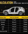Heavy Duty Tear And Stick Sound Deadening Mat 10mm Thick Aluminum Heat Shield Foil 60 X 40 Inches Road Warrior noise absorption vehicle installation guide.