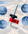 Two-Piece 90 Degree Corner Clamps For Woodworking, Premium Aluminum Alloy 5.5 By 5.5 Inch Squares shown with quality features