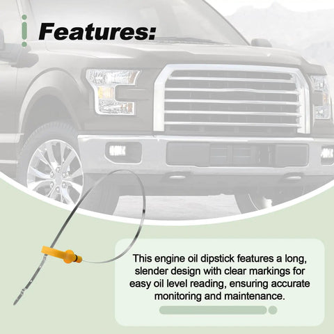 Engine Oil Dipstick Replacement For 2011 2017 F150 V6 3.5L And 3.7L Plus 2015 2018 Transit 150 250 350 V6 3.5L 3.7L