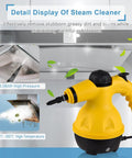 Beast 1000W Handheld Steam Cleaner With High Temperature Pressurized Steam Portable Cleaning Machine with accessory kit.