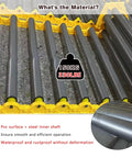 Heavy Duty Portable Conveyor Rollers With Hella Sturdy Build Carrying 330 Lb Loads, PVC surface and steel shafts for efficiency.