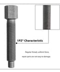 Image of a bolt for a Double Head Magneto Flywheel Puller Tool With 24Mm Right Hand And 27Mm Left Hand Threads for scooters.