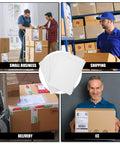 1500 Count Clear Packing List Envelopes 7x10 Inches Self-Adhesive Shipping Label Sleeves Waterproof Bulk Mailing Pouches in use